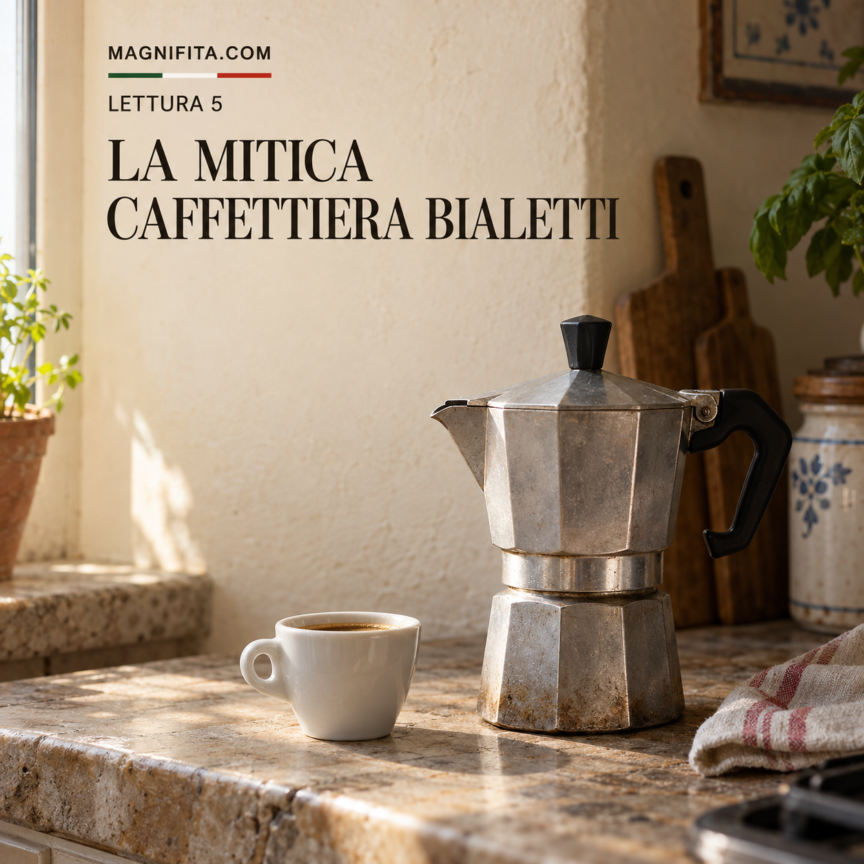 La mitica caffettiera Bialetti
